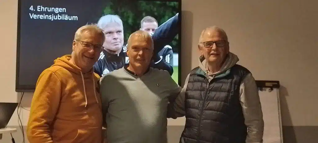 von links: Helgo Funke, Guido Schusterreit, Günter Mensing